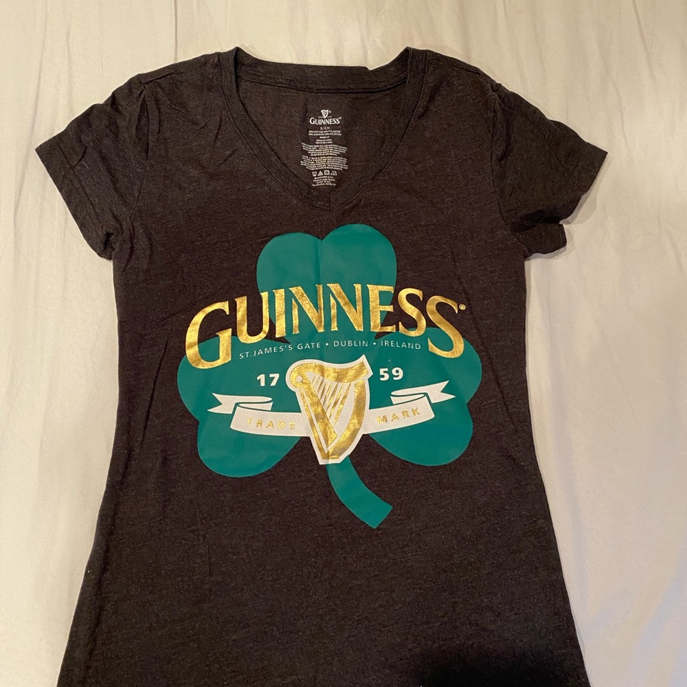 Guinness short sleeve St. Paddy’s day shirt